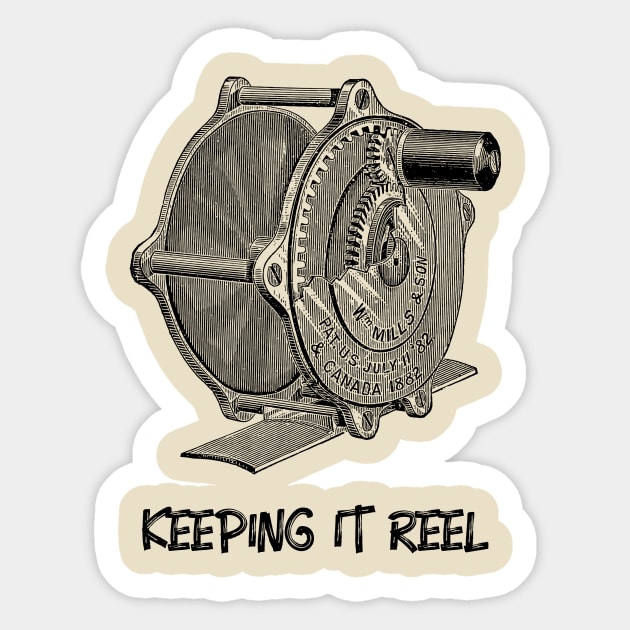 Keeping it Reel Fishing Sticker by letnothingstopyou